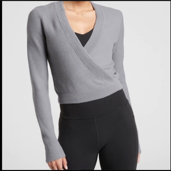 Athleta Tops - Athleta Grace Sweater Wrap, Grey, XXS, new - never worn
